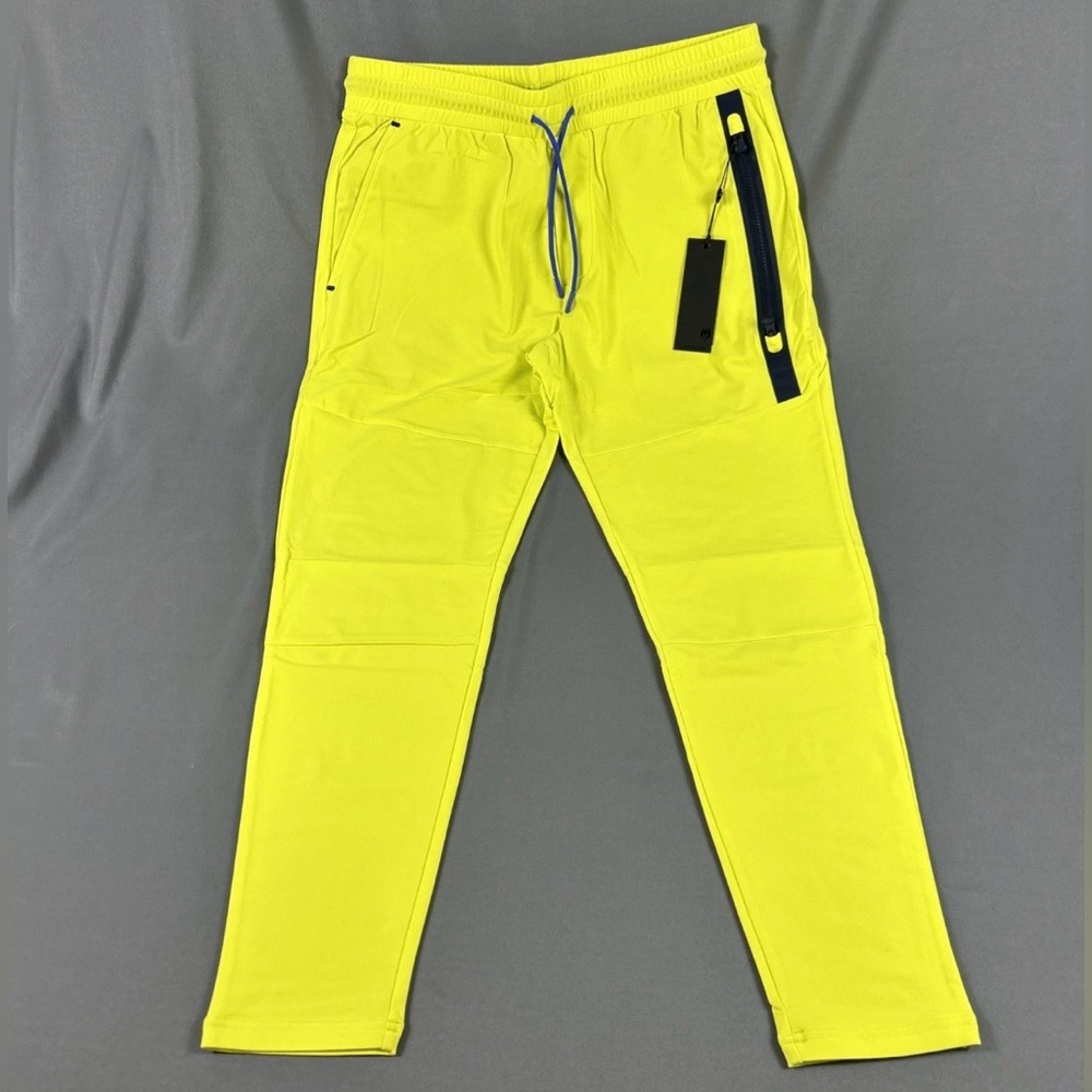 Greyson Sequoia Pants Joggers Medium Radium Yellow Nylon Spandex